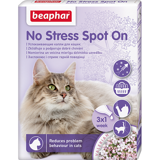 

Beaphar NO STRESS spot on антистресс капли для котов 3 пипетки