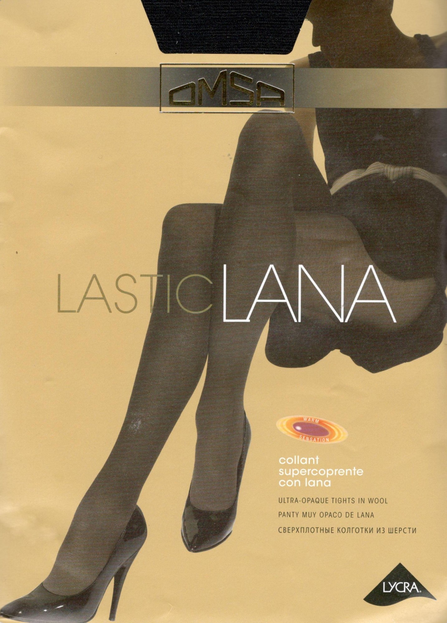 

Колготки женские OMSA LASTICLANA -L nero, Колготки женские OMSA LASTICLANA 4-L nero