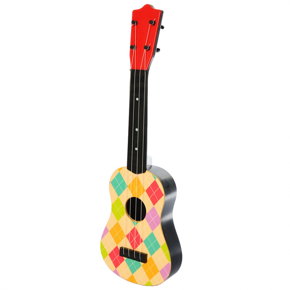 

Детская гитара в чехле (Разноцветные ромбы) 2508D(Multicolor-Rhombus)