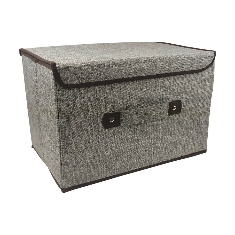 

Корзина-сундук для игрушек CLR604 с крышкой, 40*24*25 см (Серый)