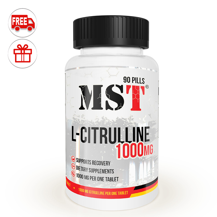 

Предтренировочный комплекс MST Citrulline 1000 mg 90 таблеток