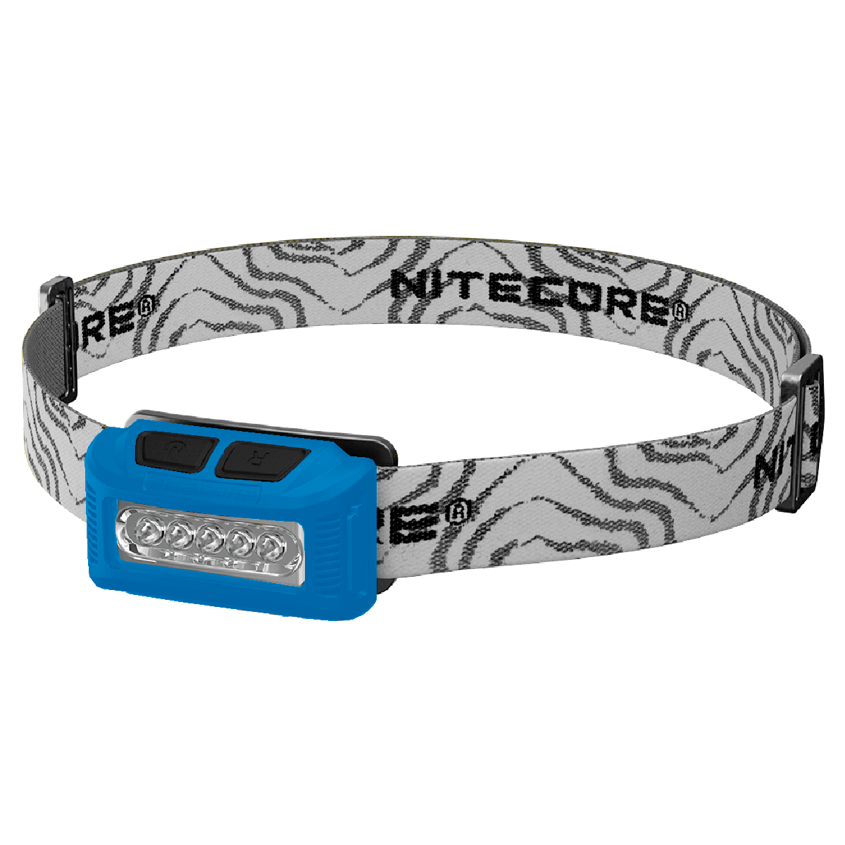 

Фонарь налобный Nitecore NU10, синий