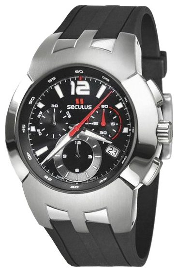

Мужские часы Seculus 4489.2.503 black, ss, silicon black