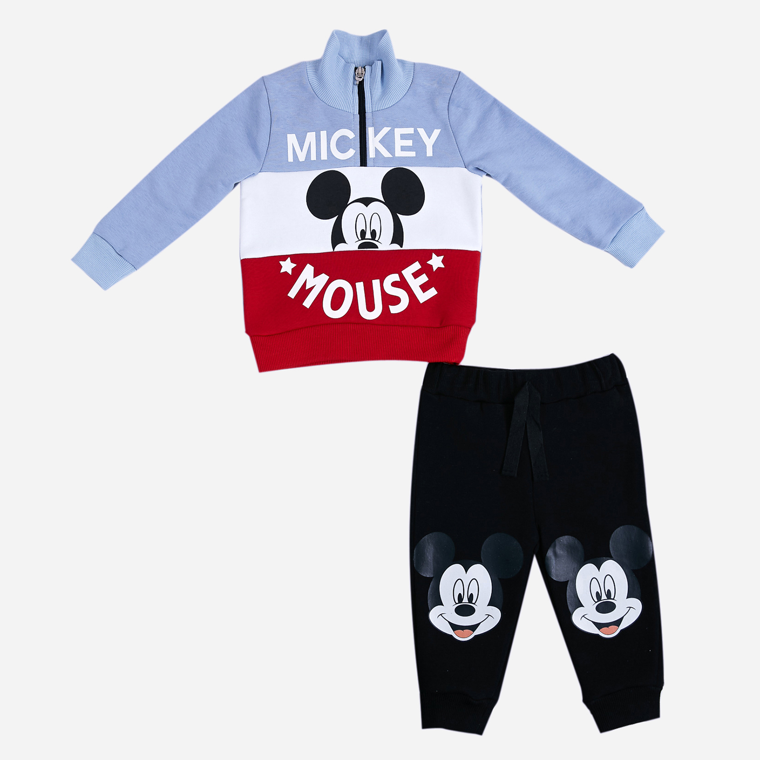 

Спортивный костюм (свитшот + штаны) Disney Микки Маус, Дональд Дак, Плуто MC18324 86-92 см Разноцветный