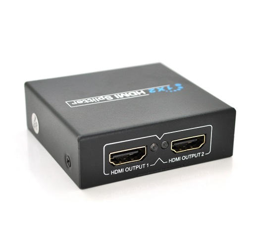 

Активный HDMI сплиттер 1=>2 порта 1080Р/4K/2K v1.4 DC5V/1A 03399
