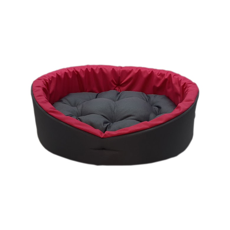 

Лежак лежанка для собак и кошек Animal Life LY2012S Серый/Розовый S 38*48*15 см