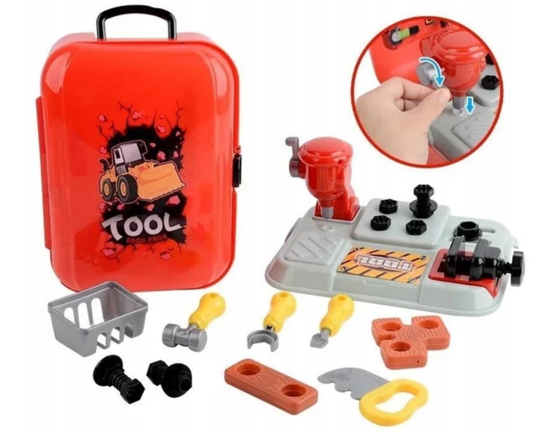 

​Детский игровой набор инструментов в рюкзаке Toy Tool Toy 25 предметов