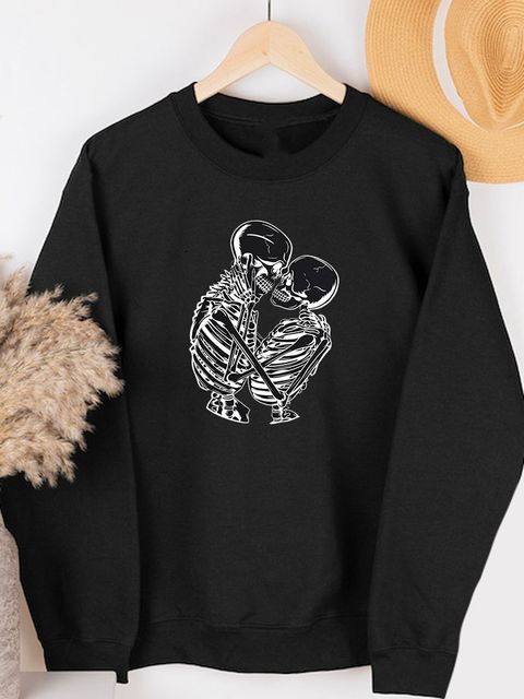 

Свитшот Love&Live Skeleton kiss LLP01106 XXL Черный