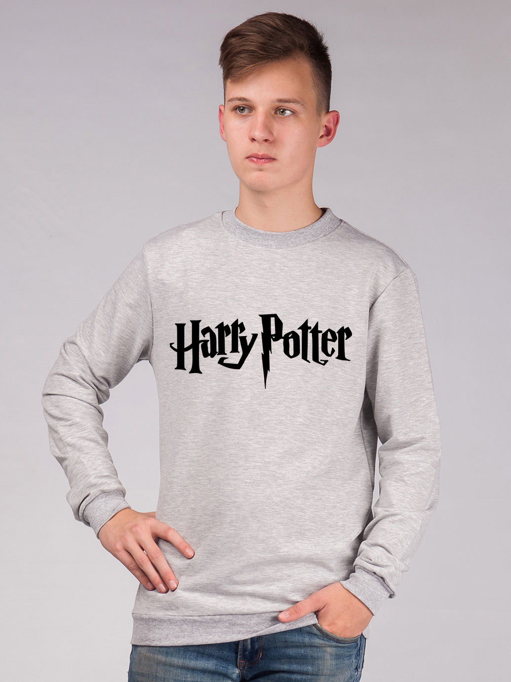 

Свитшот Malta М276-13-П2 HarryPotter-B ХХL (52) Светло-серый