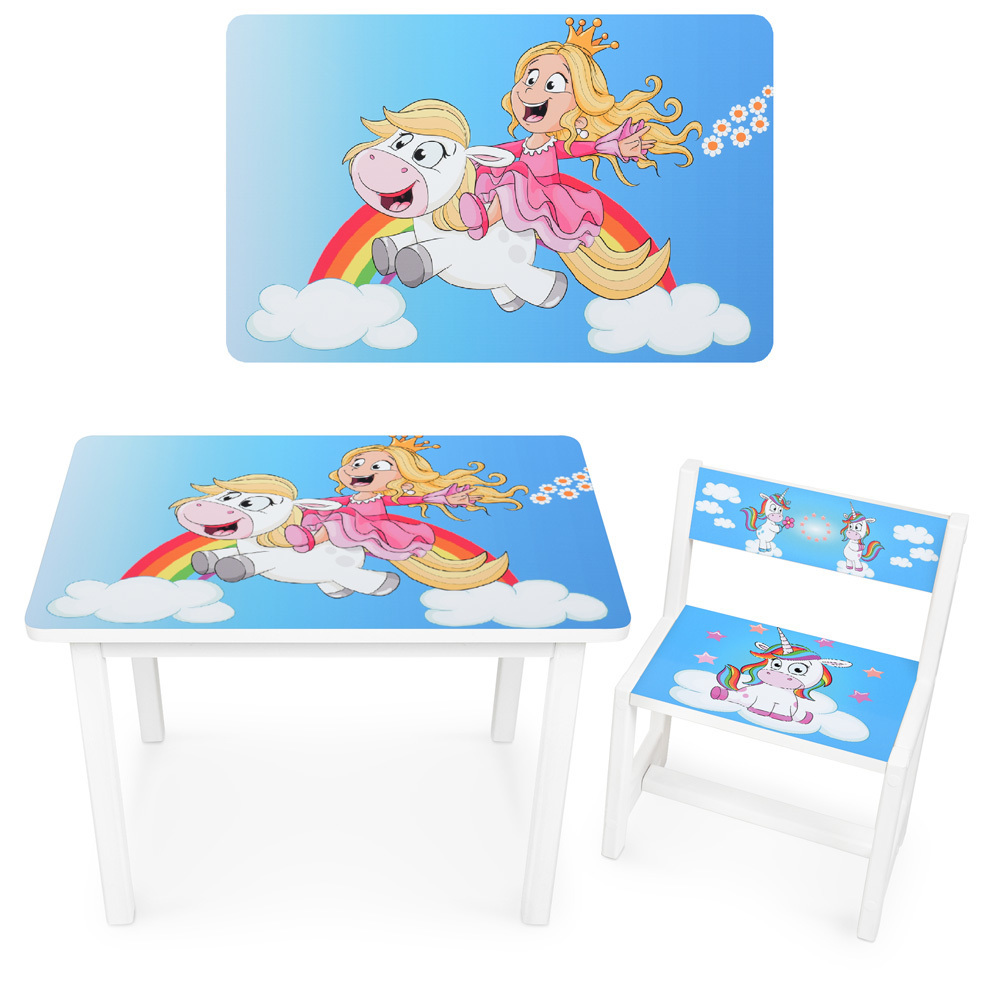 

Столик Bambi Единорог BSM1-35 White / Blue (BSM1-35)