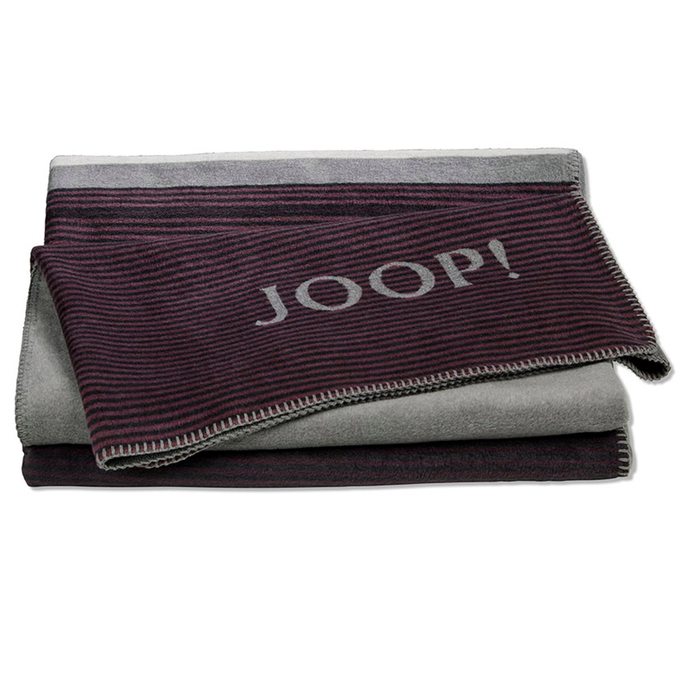 

Плед Biederlack JOOP! HORIZON Bordeaux-Graph 150х200 см 4000141739292