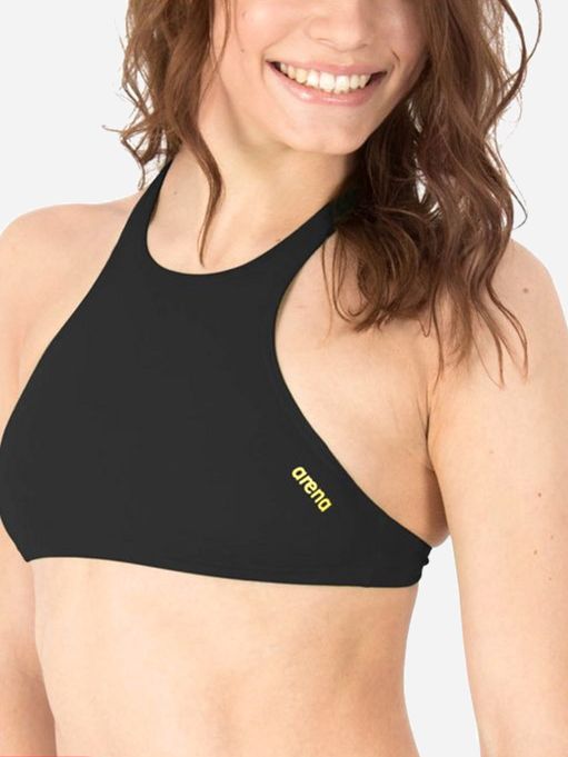 

Верхняя часть купальника Arena Crop Think 001111-503 XL Black-Yellow star