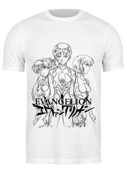 

Футболка 140 см Gee! Белая с рисунком Evangelion Евангелион EV 01.10