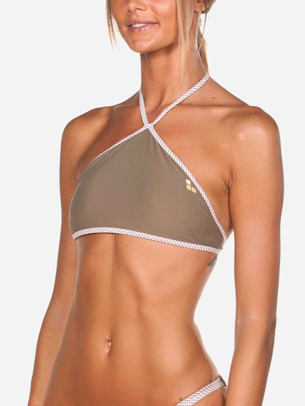 

Верхняя часть купальника Arena W High Neck Top 001669-650 40 Army