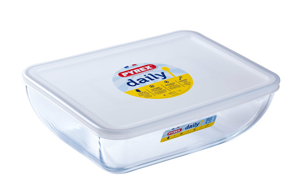 

Форма для выпечки с крышкой 27х22 см Pyrex Daily 344P000/3043