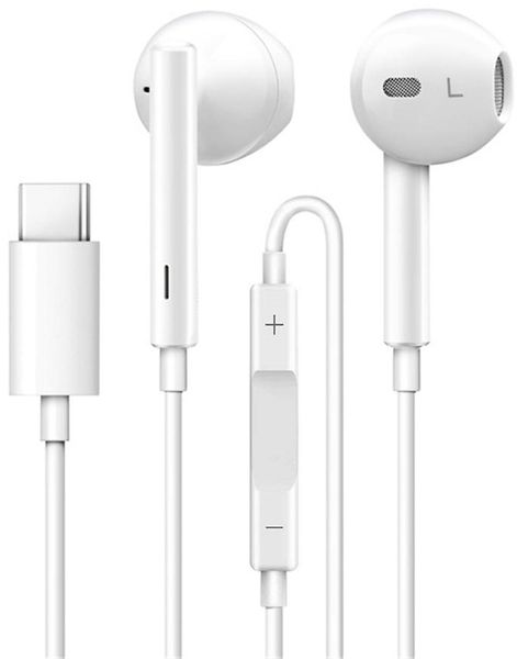 

Проводные наушники WIWU EarBuds 303 (with Type-C) - White