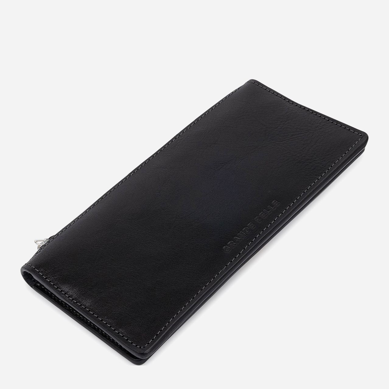 

Мужское кожаное портмоне Grande Pelle leather-11513 Черное