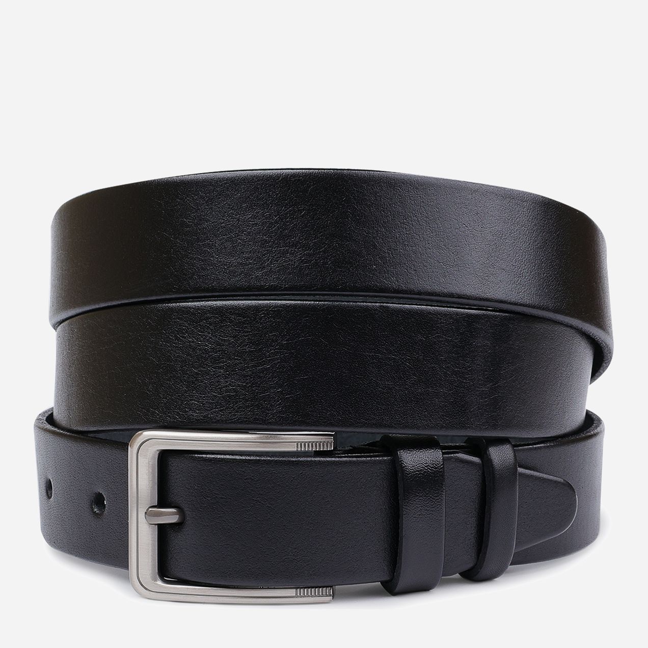

Мужской ремень кожаный Vintage leather-20719 150 см Черный