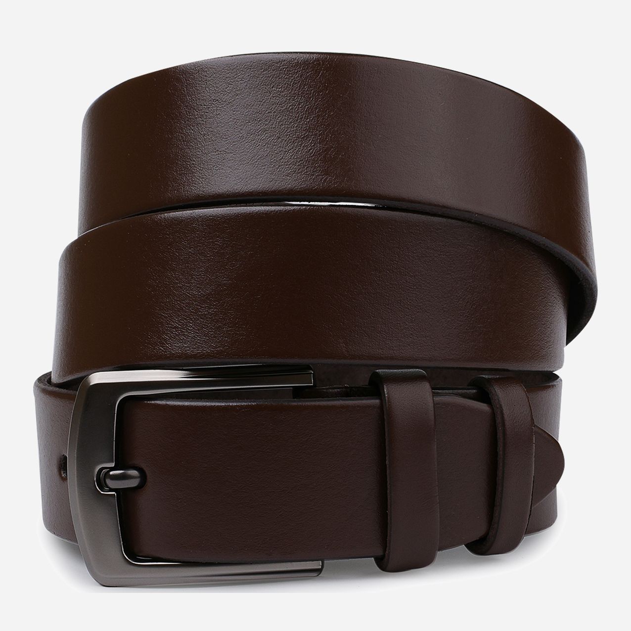 

Мужской ремень кожаный Vintage leather-20748 135 см Коричневый