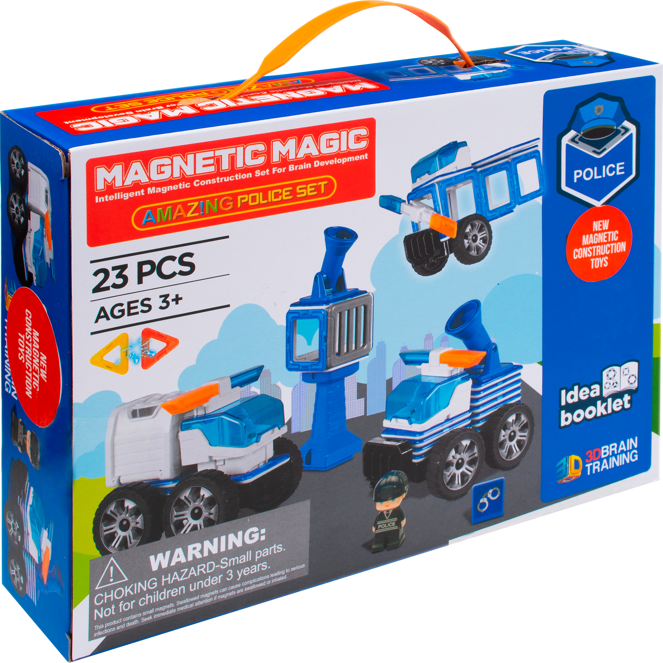 

Магнитный конструктор Qunxing Toys Полицейская служба 23 детали (4812501175011)