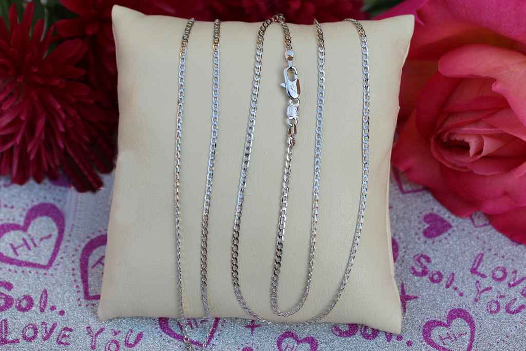 

Цепь Xuping Jewelry панцирная 45 см 2 мм серебристая