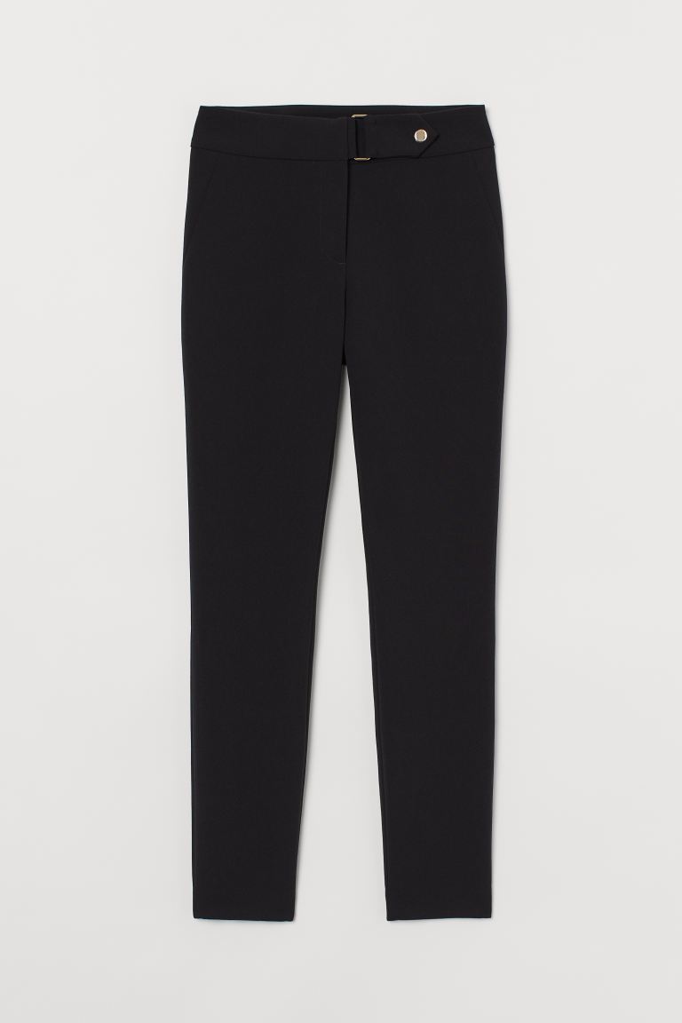 

Строгие брюки H&M  Черный, Строгие брюки H&M 38 Черный