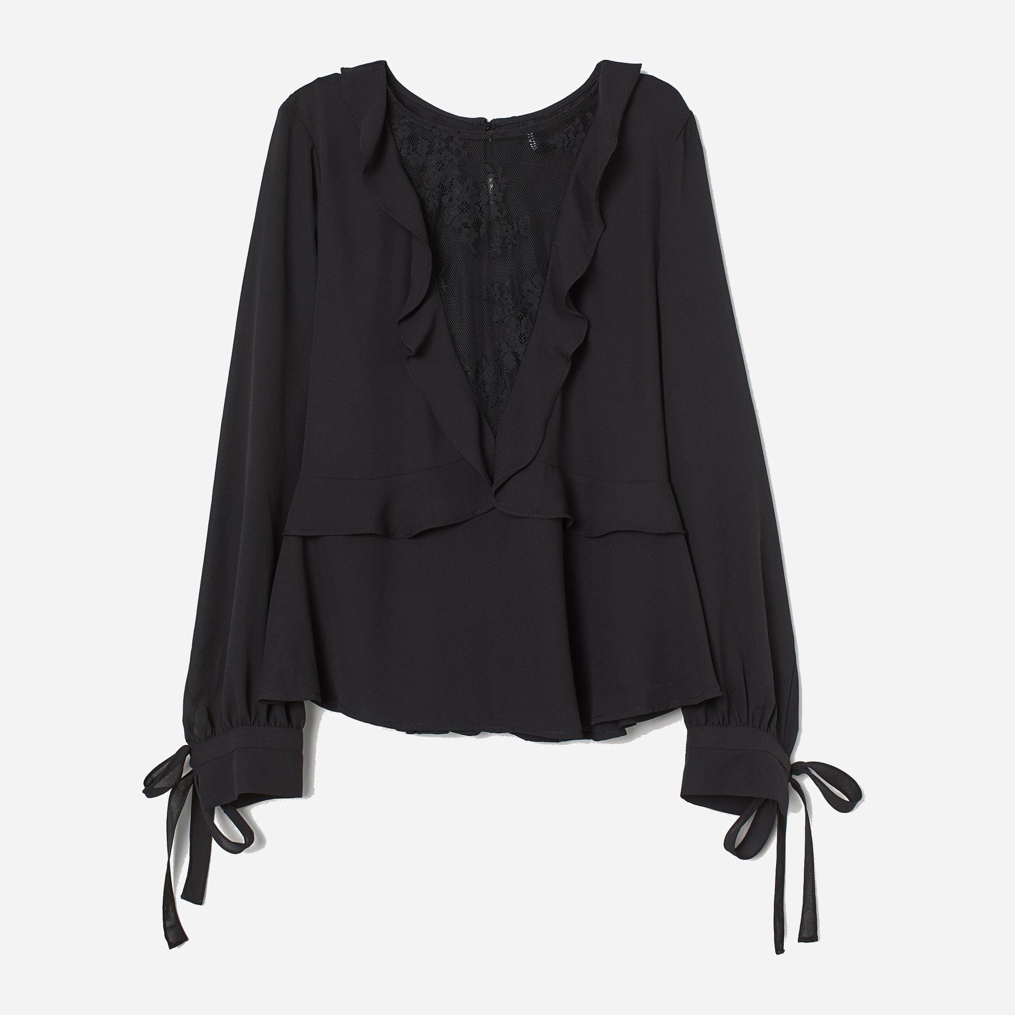 

Блузка H&M XAZ199745CVIB  Черная, Блузка H&M XAZ199745CVIB 40 Черная