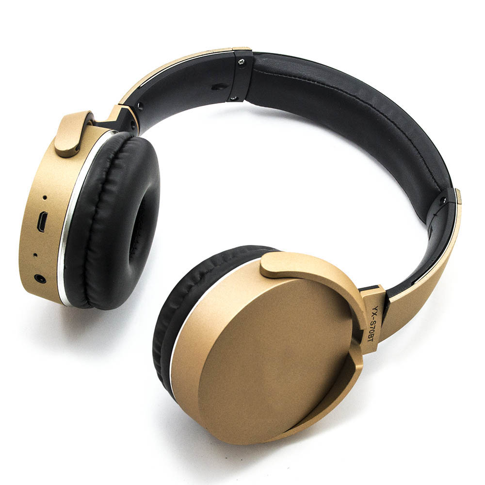 

Полноразмерные Bluetooth наушники-гарнитура MDR YX-S70 Gold