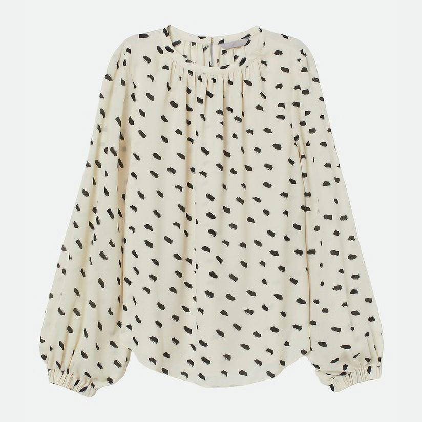 

Блузка H&M XAZ231833RLLQ 40 Молочная