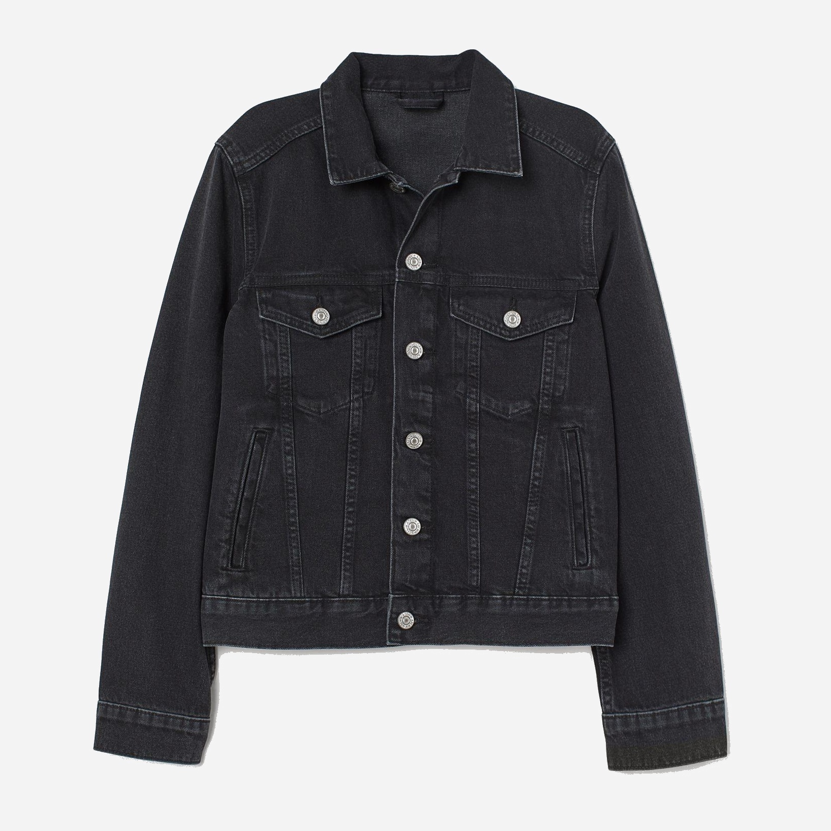 

Джинсовая куртка H&M XAZ246934ZAAH  Черная, Джинсовая куртка H&M XAZ246934ZAAH 40 Черная