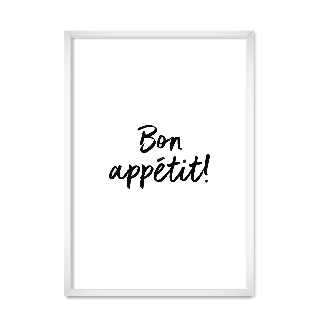 

Постер "Bon Appétit" без стекла 42 x 59.4 см в белой рамке