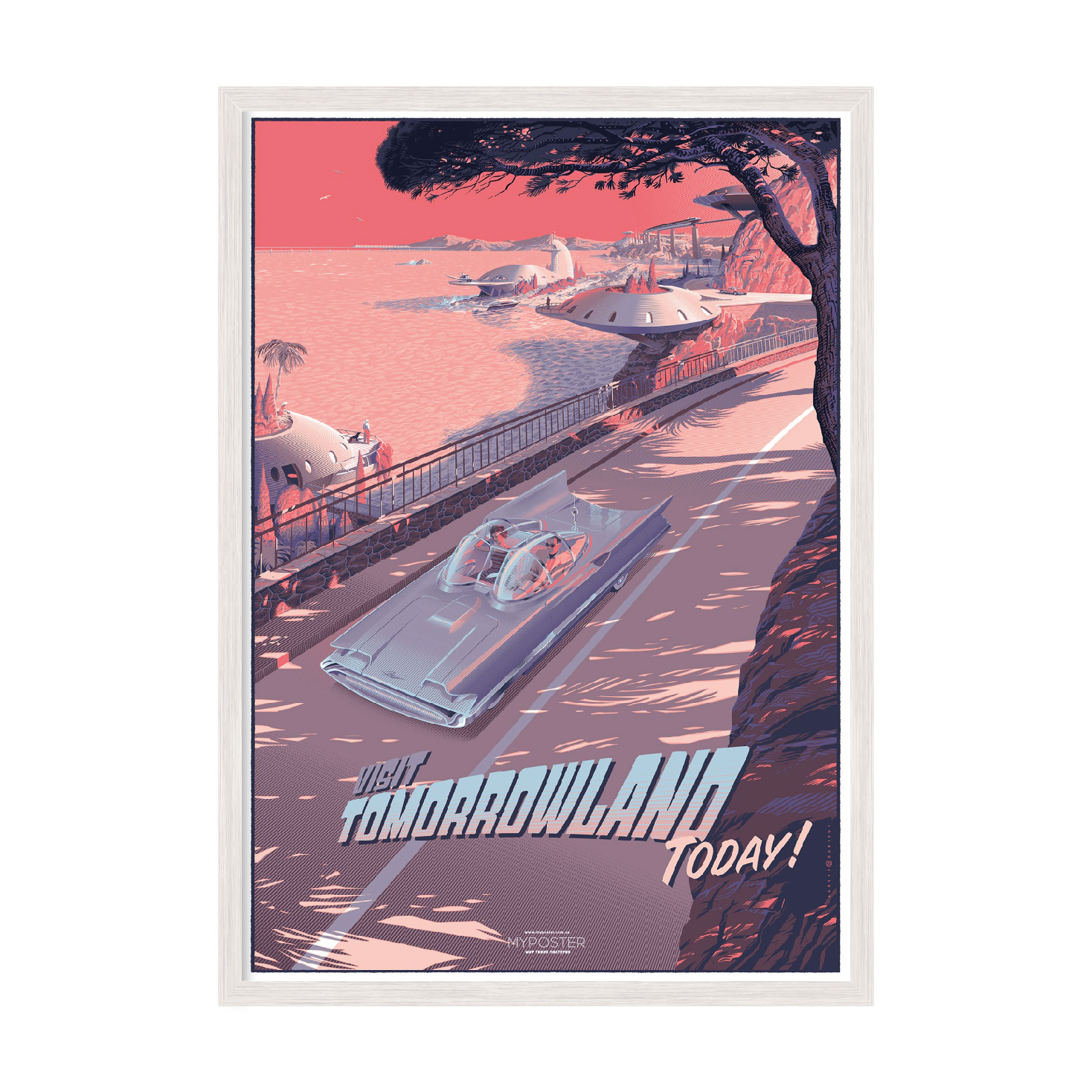

Постер "Tomorrowland" без стекла 42 x 59.4 см в белой рамке