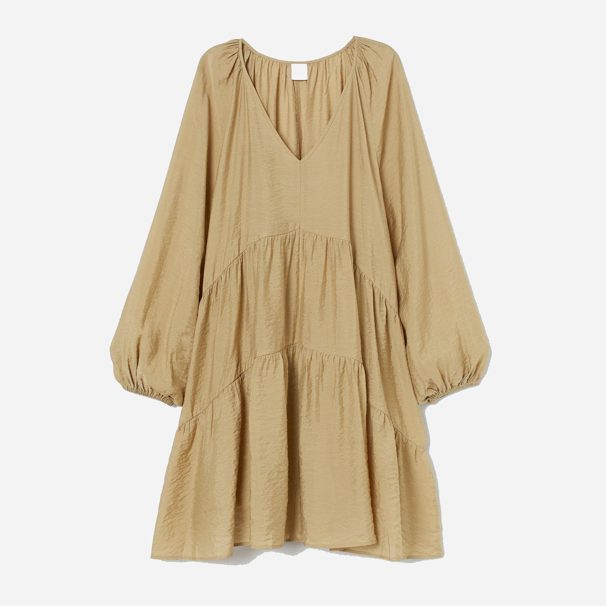 

Платье H&M XAZ245722LCES M Бежевое