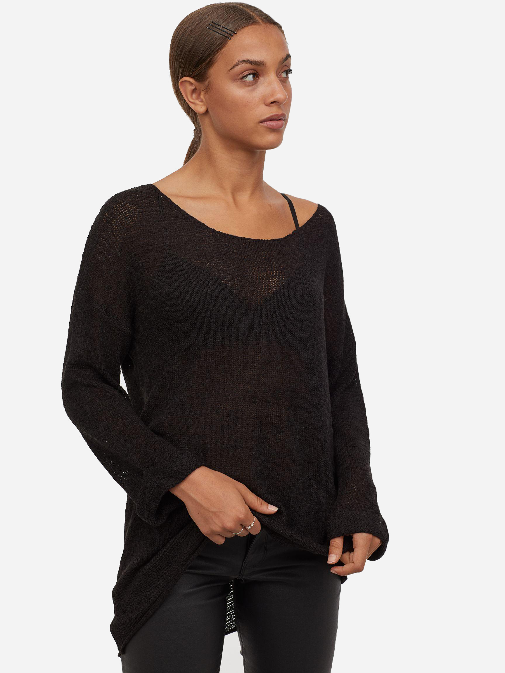 

Туника H&M XAZ170752JELV  Черная, Туника H&M XAZ170752JELV XS Черная