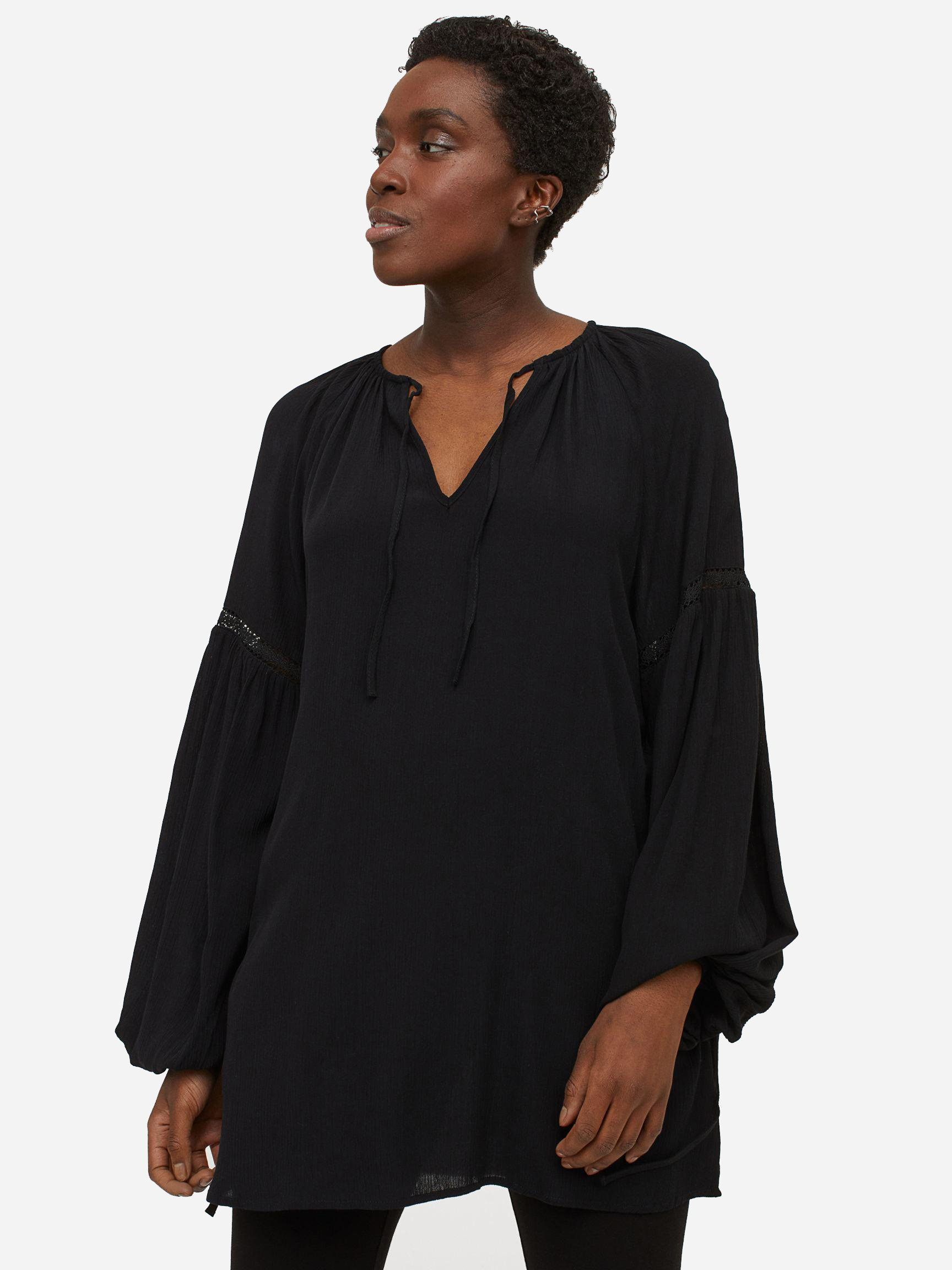 

Туника для кормящих мам H&M XAZ207158JOQQ XL Черная