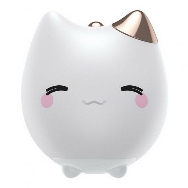

Портативный ночник детский BASEUS Cute series kitty silicone night light White