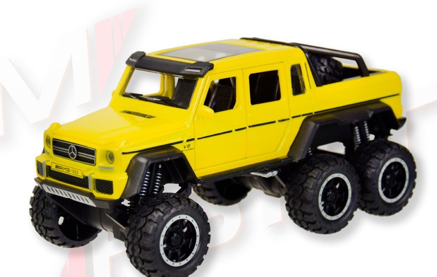 

Машинка металлическая "Mercedes-Benz G63" 1:32 "АВТОПРОМ" 7692(Yellow) (Жёлтый)