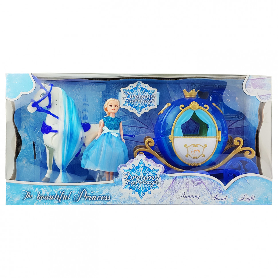 

Игровой набор "Карета с куклой" со звуковыми эффектами 2206A