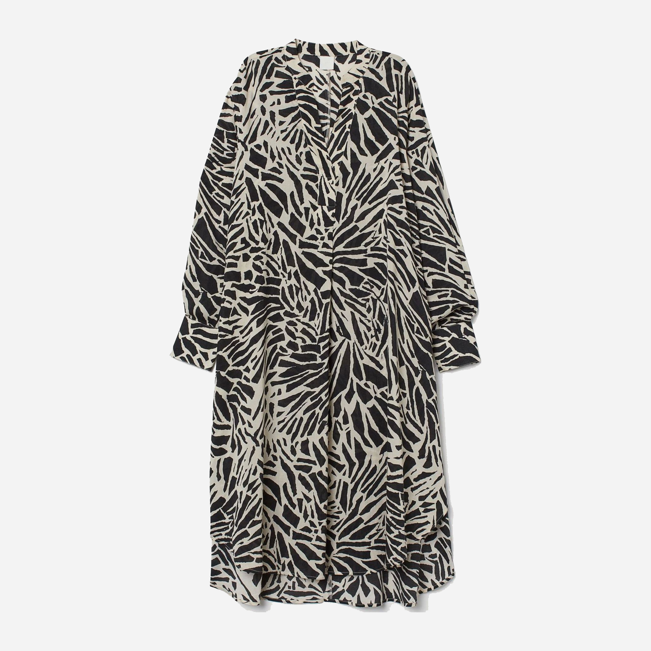 

Платье H&M 8173611bar  Бежевое с черным, Платье H&M 8173611bar S Бежевое с черным