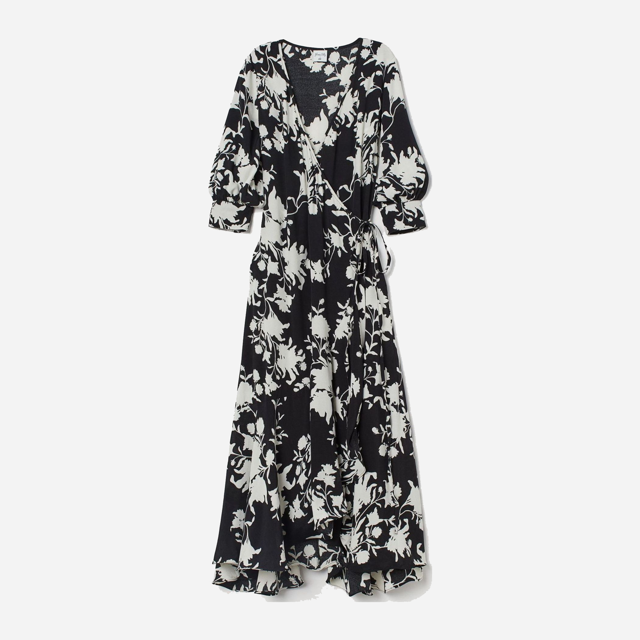 

Платье H&M 8563841bar  Черное с белым, Платье H&M 8563841bar S Черное с белым