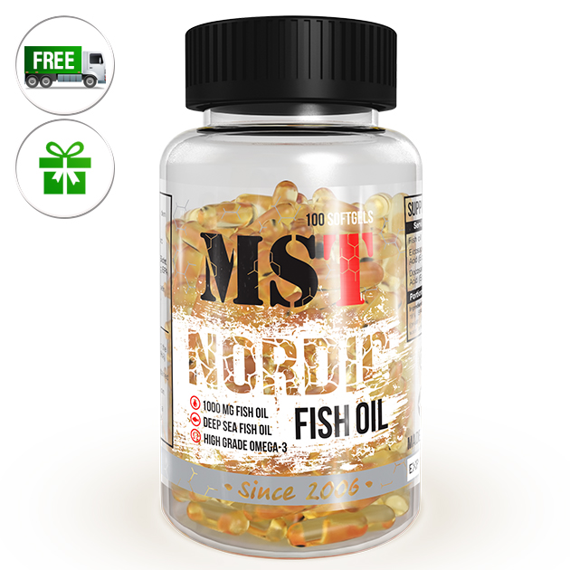 

Жирные кислоты MST Nutrition Nordic Fish Oil 90 капс