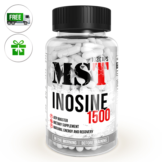 

Специальный продукт MST Nutrition Inosine 1500 mg 102 капс