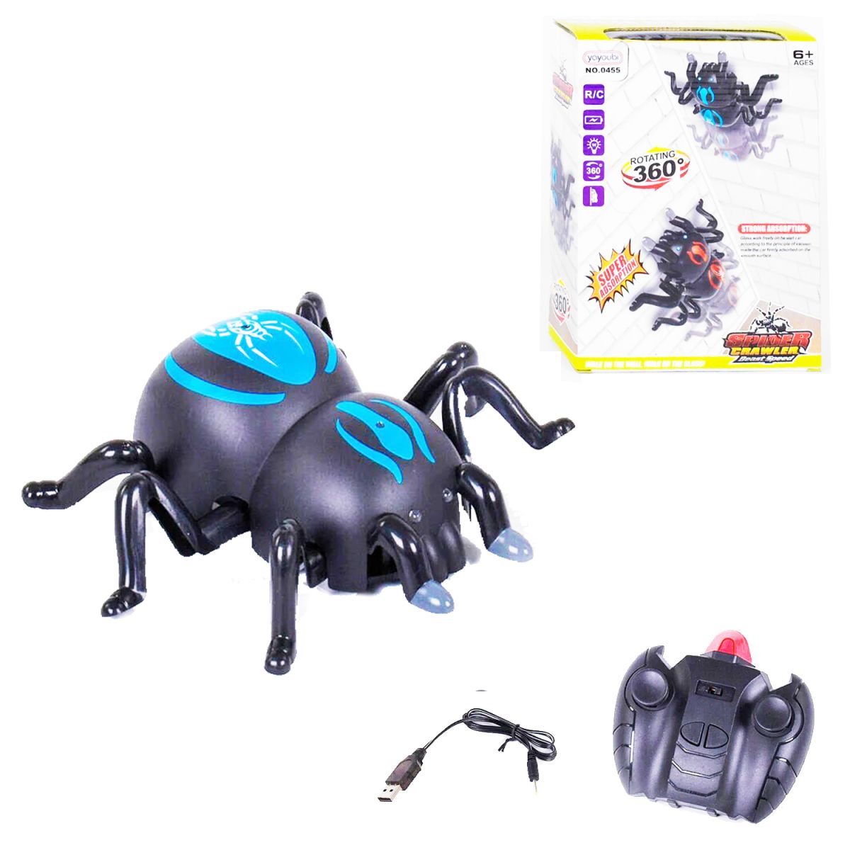 

Паук антигравитационный синий MiC (0455) (168880)