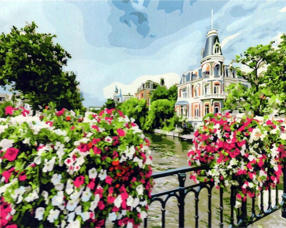 

Картина по номерам 50*40 Амстердам Brushme