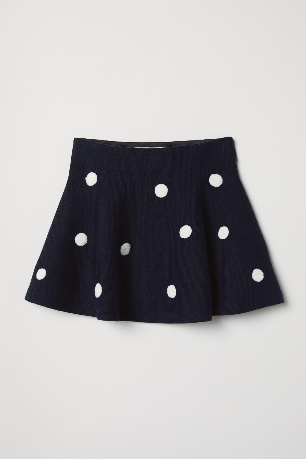 

Юбка тонкой вязки H&M 122-128 (6-8y) Синяя (6146-0611146010)