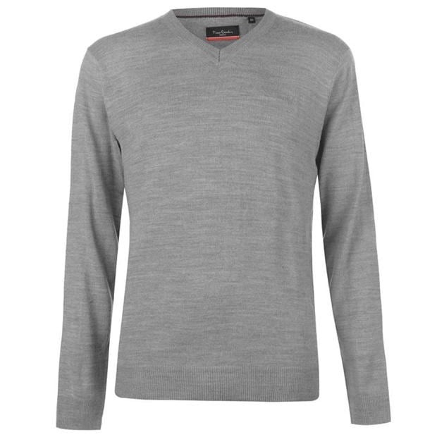 

Джемпер Pierre Cardin V Neck Knit Jumper Mens XXL Серый 55104591