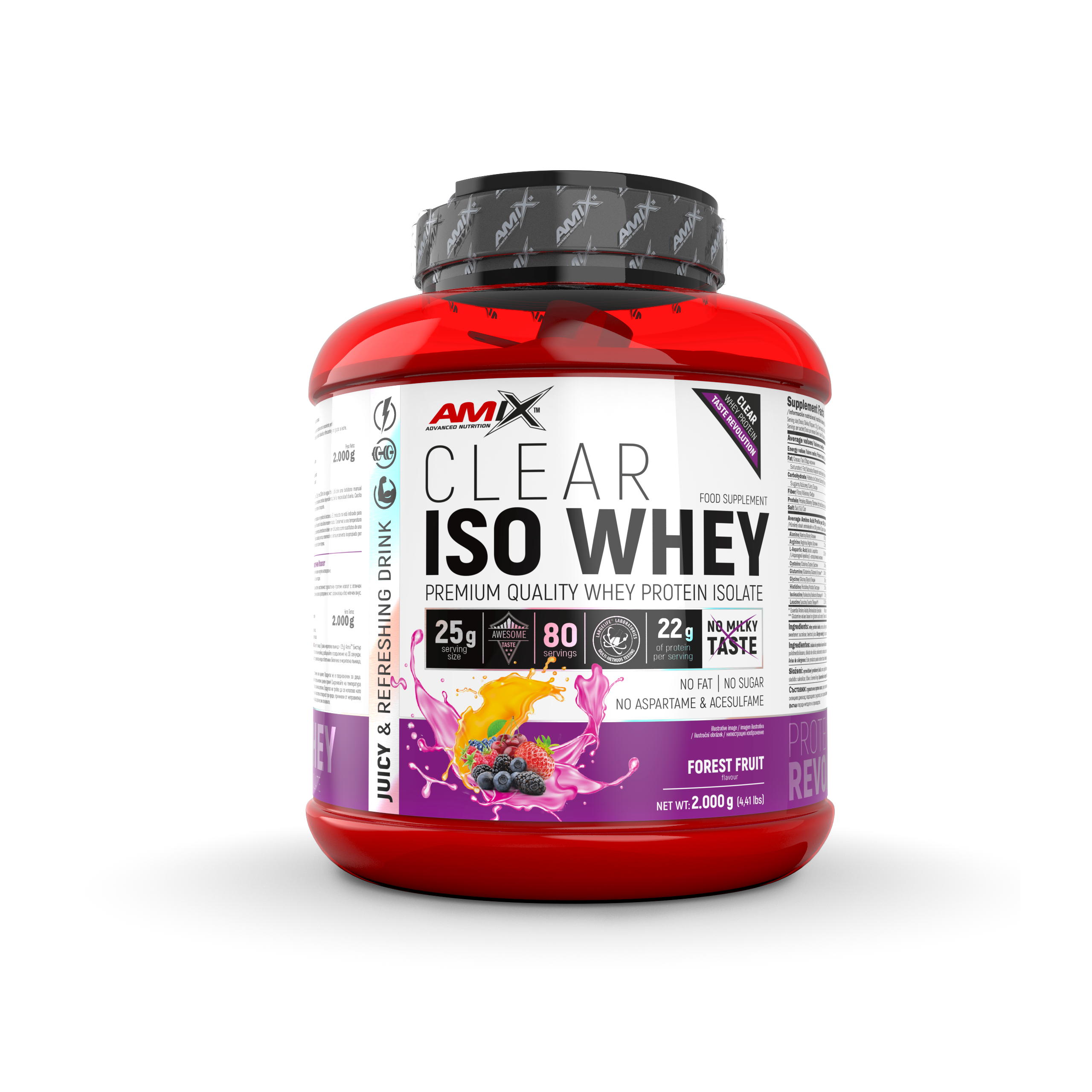 

Протеин Amix Nutrition Clear Iso Whey 2 кг. лесные ягоды