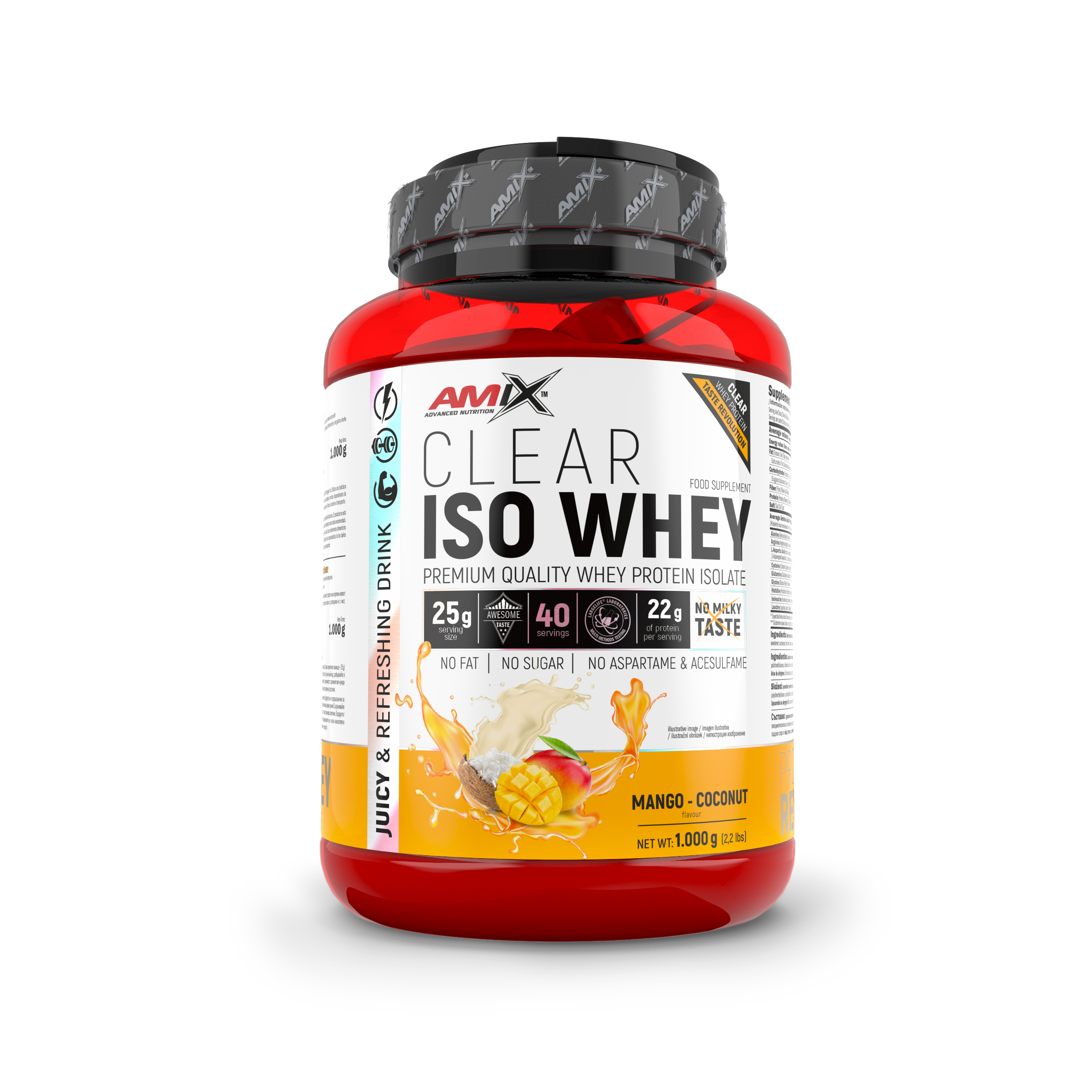 

Протеїн Clear Iso Whey 1 кг. манго-кокос