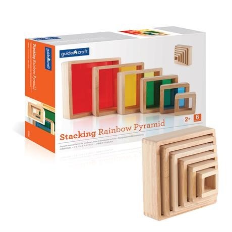 

Игровой набор блоков Guidecraft Block Play Цветная пирамидка