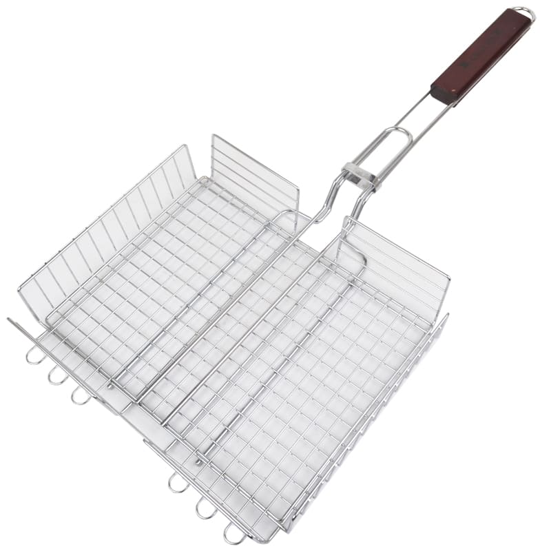 

Решетка для гриля двойная GRILL ME BQ-032 (31х26х6см), хромированная